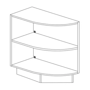 Base End Shelf (BES09L, BES09R, BES12L, BES12R)