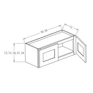 Wall Bridge Cabinet 2-Door