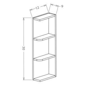 Wall End Shelf