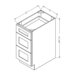 Vanity Drawer Base